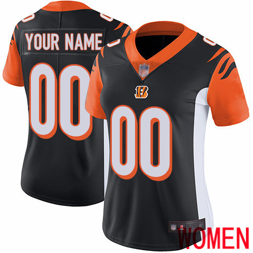 Limited Black Women Home Jersey NFL Customized Football Cincinnati Bengals Vapor Untouchable->customized nfl jersey->Custom Jersey